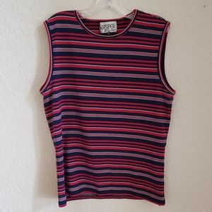 🔥3/$20🔥Sleeveless red and blue top